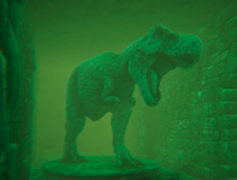 The statue in the Sunken Temple ruins