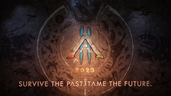 End Screen for the ARK 2 2022 trailer[6] with the motto, Survive the Past, Tame the Future.
