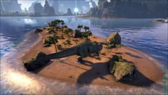 A Giganotosaurus spawn on a small island prior to January 2017