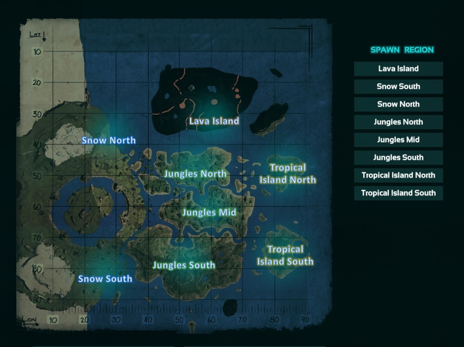 Места ark. Карта АРК the Center. Карта the Island в АРК. Пещеры в АРК the Center. АРК пещеры на карте остров.