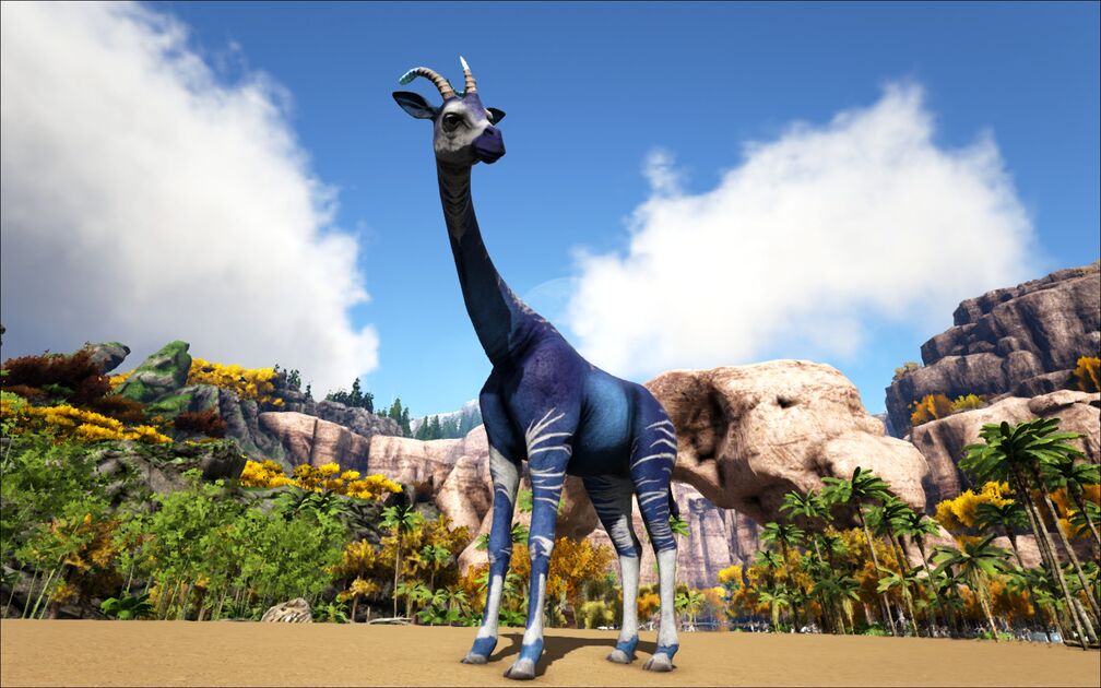 Elemental Ice DeinoNychus (Wild) - ARK Official Community Wiki