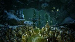 Inside the submerged caverns