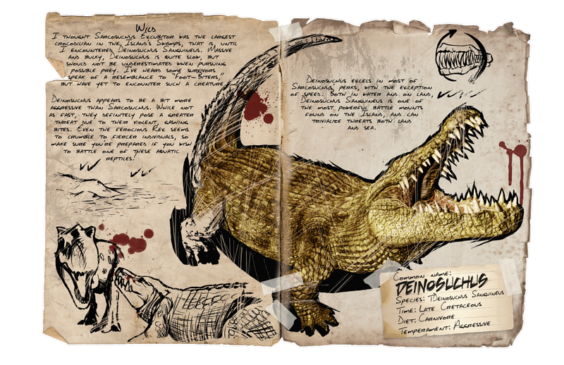 File:Mod ARK Additions Dossier Deinosuchus Pre-TLC.png