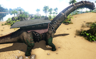 Бронтозавр под Седлом-платформой