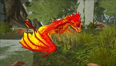 An image of the Forest Wyvern from Extinction