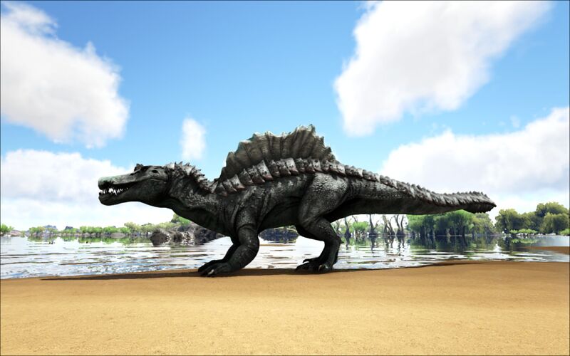 File:Mod Ark Eternal Armoured Spinosaurus Image.jpg