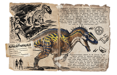Mod ARK Additions Dossier Acrocanthosaurus.png