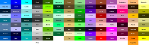 Color Table for ASA