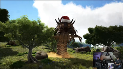 Deathworm wearing a hat in Wildcard's official 2021 Everlife stream