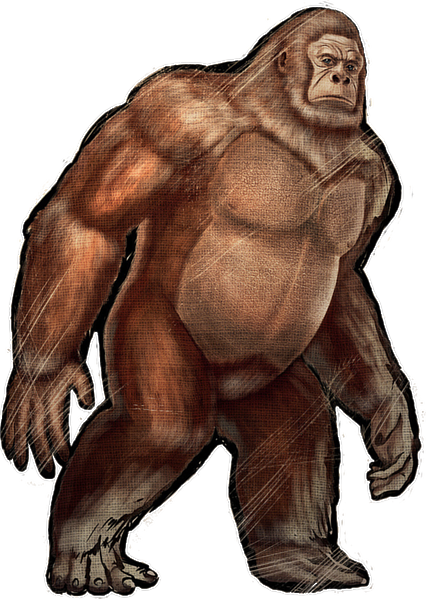 File:Gigantopithecus Transparent.png