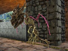 Chibi-Skeletal Wyvern in-game.
