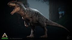 Render of the Giganotosaurus