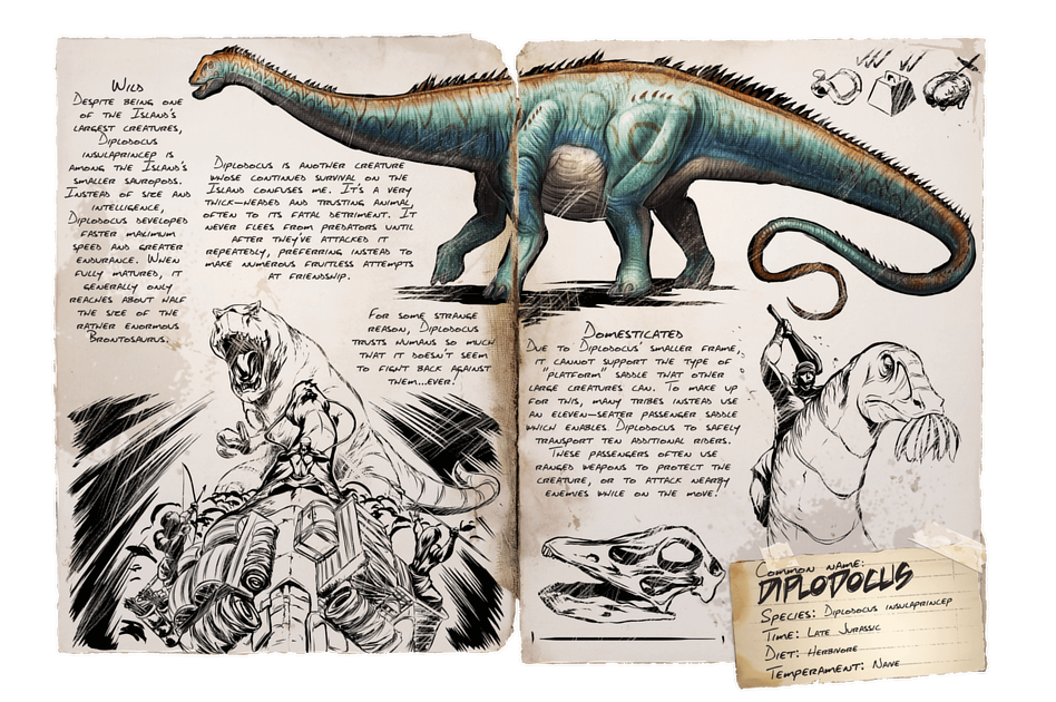 Diplodocus - Wiki de la comunidad oficial de ARK