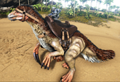 Теризинозавр под седлом
