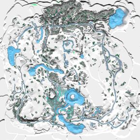 Fjordur jotunheim מפה טופוגרפית