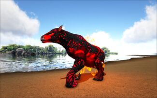 Mod Ark Eternal Elemental Fire Corrupted Chalicotherium Image.jpg