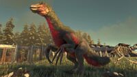 テリジノサウルスの色変異