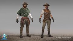 Cowboy and cowgirl Skins concept art[1].