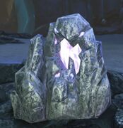 Un rocher contenant du Minerai d'Élément