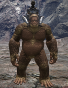 Gigantopithecus with a rider before TLC #1.